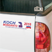 Koch Monsanto voor President 2016 Bumpersticker (Op Truck)