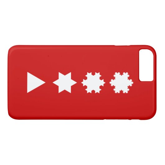 Koch Snowflakes Case-Mate iPhone Case (Achterkant (Horizontaal))