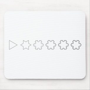 Koch Snowflakes Muismat