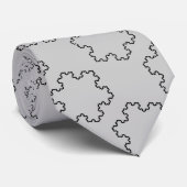 Koch Snowflakes Stropdas (Opgerold)