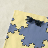 Koch Snowflakes Tessellation (Fractal Pattern) Strandlaken (In situ)