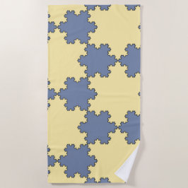 Koch Snowflakes Tessellation (Fractal Pattern) Strandlaken