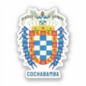 Kochabamba-wapenmantel (Bolivia) Sticker (Voorkant)
