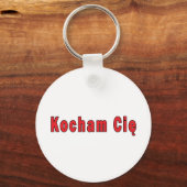 Kocham Cie - Ik hou van je Sleutelhanger (Voorkant)