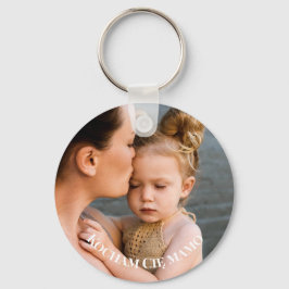 Kocham Cię mamo Ik hou van je moeder op Poolse fot Sleutelhanger