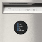 Kochen Koch Kchenchef Chefkoch Bcker Gastronomie G Magneet (Insitu (Vaatwasser))