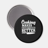 Kochen maakt alles beter magneet (Voorkant / Achterkant)