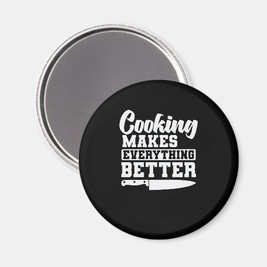Kochen maakt alles beter magneet (Voorkant / Achterkant)
