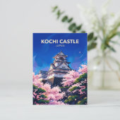 Kochi Kasteel Japan Briefkaart (Staand voorkant)