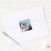 Kochi Kasteel: Japan Vierkante Sticker (Envelop)