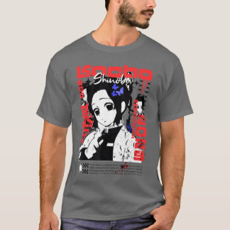 Kochou Shinobu Neo Anime esthetische jongen T-shirt