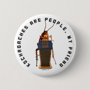 Kochroaches 2012 Campaign Button! Ronde Button 5,7 Cm