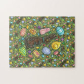 KOCOLAAT EENVOUDIGERE BUNNY, CHICK, EIEREN, JELLY  LEGPUZZEL (Horizontaal)