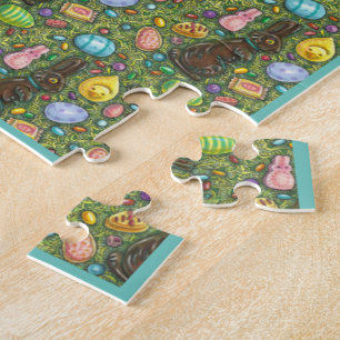 KOCOLAAT EENVOUDIGERE BUNNY, CHICK, EIEREN, JELLY LEGPUZZEL
