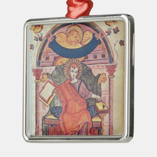 Kod.22 St. Mark, uit het Ada-manuscript Metalen Ornament (Links)