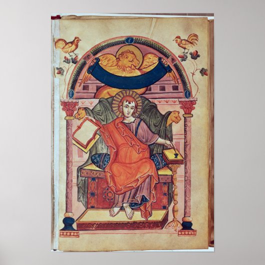 Kod.22 St. Mark, uit het Ada-manuscript Poster (Voorkant)