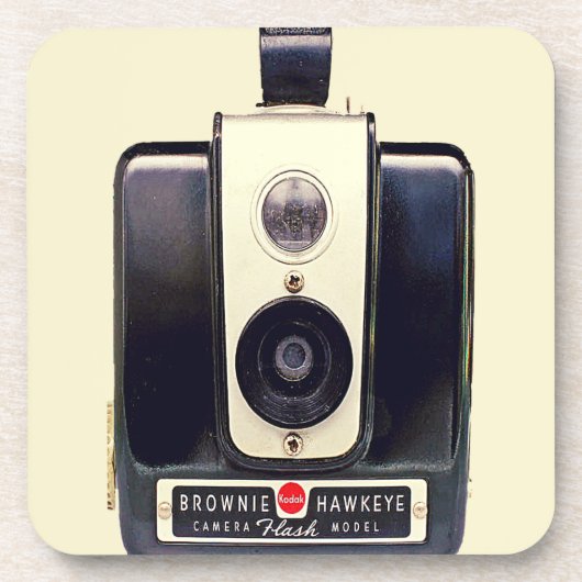 Kodak brownie-camera drankjes onderzetter (Voorkant)