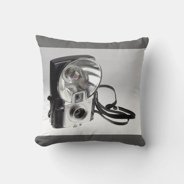 Kodak Brownie Camera Pillow Kussen (Voorkant)