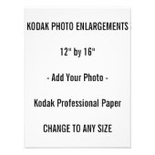 Kodak-fotouitbreidingen 12 inch bij 16 inch foto afdruk (Voorkant)