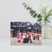 Kodak Hula Show Briefkaart (Staand voorkant)