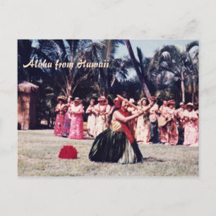 Kodak Hula Show Briefkaart