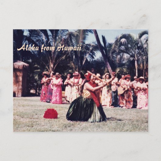 Kodak Hula Show Briefkaart (Voorkant)