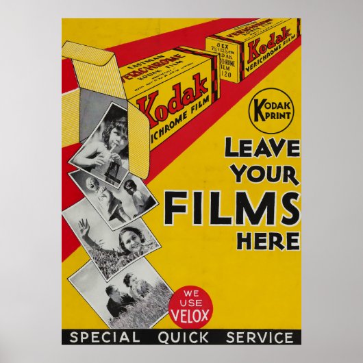Kodak Print Advertisement Poster (Voorkant)