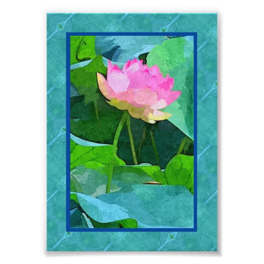 KODAK Print - Roze Lotus Abstract Foto Afdruk (Voorkant)