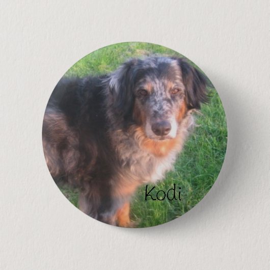 Kodi Dog Ronde Button 5,7 Cm (Voorkant)