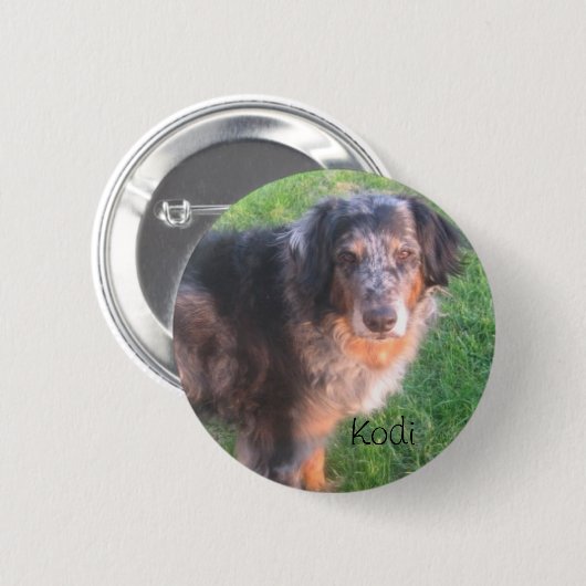 Kodi Dog Ronde Button 5,7 Cm (Voorkant /achterkant)