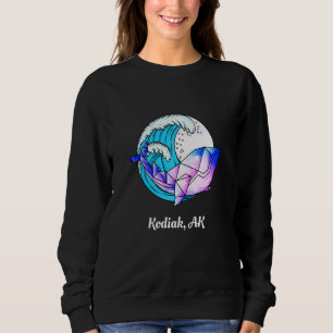 Kodiak Ak Japanse schilder Geometric Orca Killer W Trui