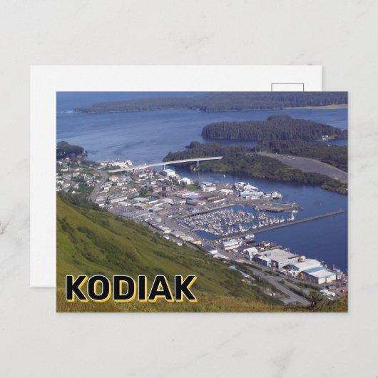 Kodiak, Alaska Briefkaart (Voorkant / Achterkant)