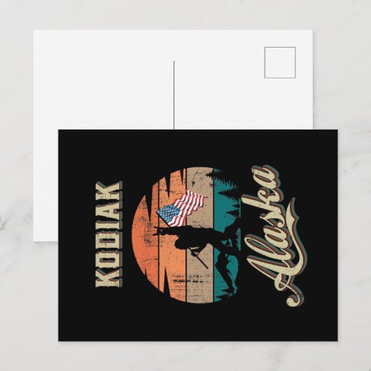 Kodiak Alaska Briefkaart (Voorkant / Achterkant)