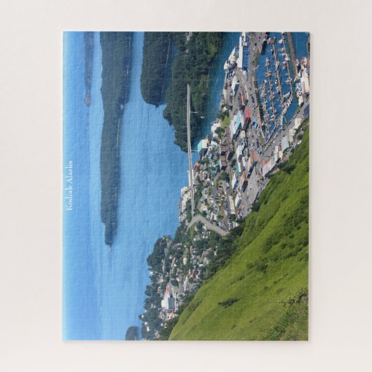Kodiak Alaska Legpuzzel (Verticaal)