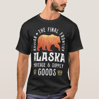 Kodiak Alaska T-shirt Beer De Eindbestemming Famil
