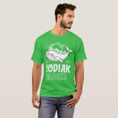 Kodiak Alaska T Shirt Whale Hiking Cruise Family V (Voorkant volledig)