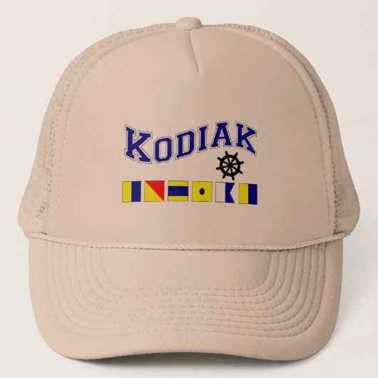 Kodiak, Alaska Trucker Pet (Voorkant)