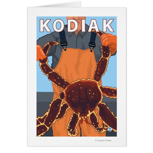 Kodiak, AlaskaAlaskan King Crab (Voorkant)