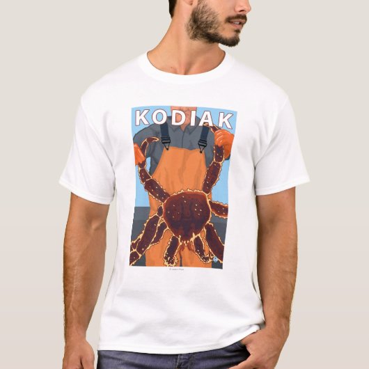 Kodiak, AlaskaAlaskan King Crab T-shirt (Voorkant)