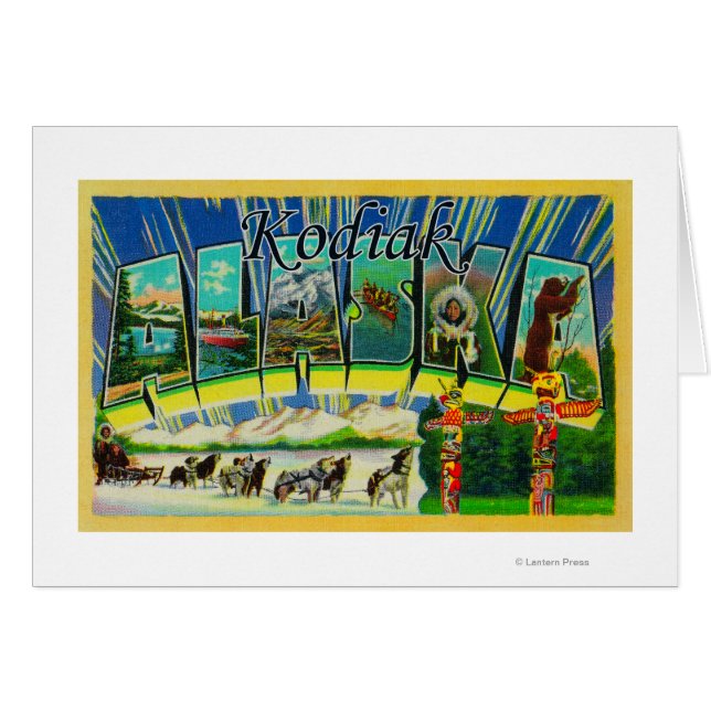 Kodiak, AlaskaLarge Letter ScenesKodiak, AK (Voorkant Horizontaal)