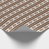 Kodiak Bear Stripe Cadeaupapier (Hoek)