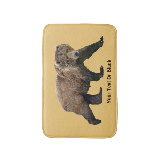 Kodiak-Beer Badmat (Voorkant Verticaal)