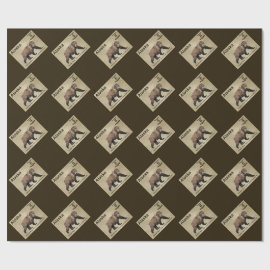 Kodiak-Beer Cadeaupapier (Vlak)