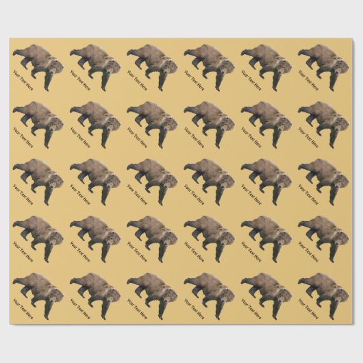 Kodiak-Beer Cadeaupapier (Vlak)