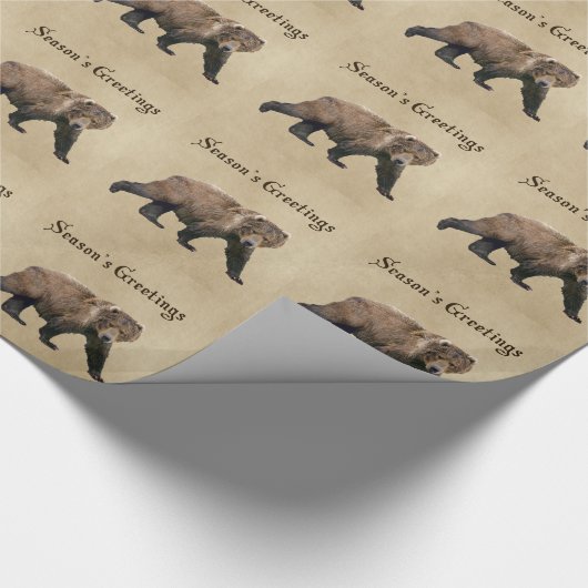 Kodiak-Beer Cadeaupapier (Hoek)