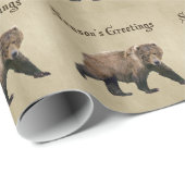 Kodiak-Beer Cadeaupapier (Rol Hoek)