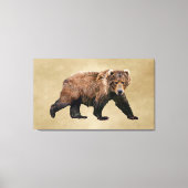 Kodiak-Beer Canvas Afdruk (Voorkant)