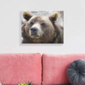 Kodiak Beer Closeup Canvas Afdruk (Insitu (Woonkamer))