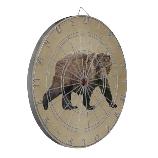 Kodiak-Beer Dartbord (Voorkant Links)