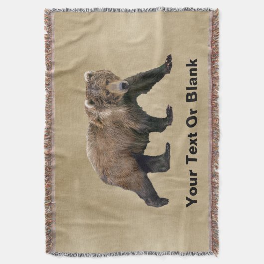 Kodiak-Beer Deken (Voorkant Verticaal)